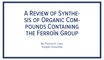 Organic Compounds Containing the Ferroin Group, Technical Library, GFS Chemicals