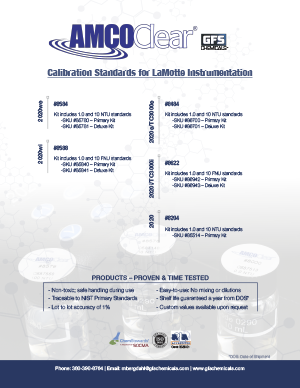AMCO Clear Primary Standards Brochure GFS Chemicals
