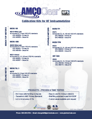 AMCO Clear HF Instrumentation Brochure GFS Chemicals
