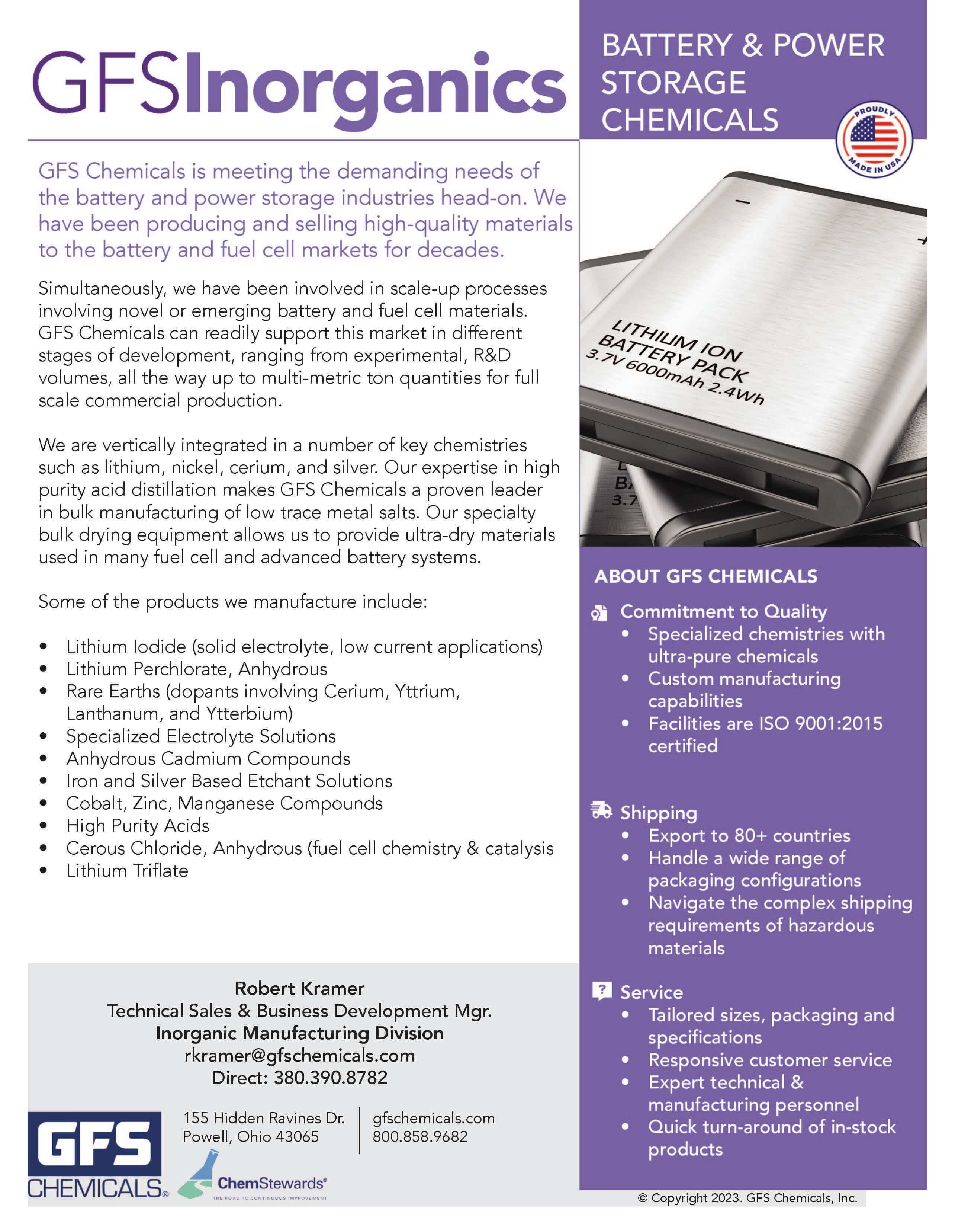 GFS Pharmaceutical Brochure