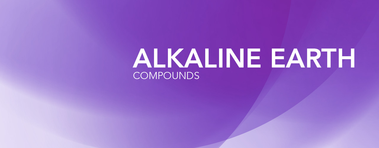 Alkaline Earth Compounds