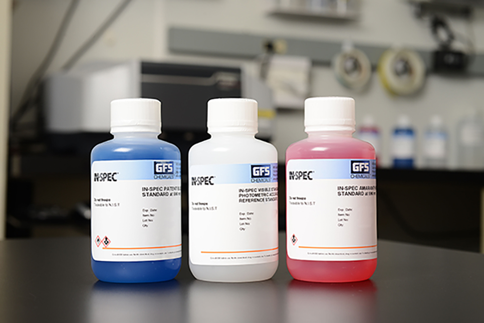 IN-SPEC UV-VIS Standards, In-spec products, uv vis products, photometric standards